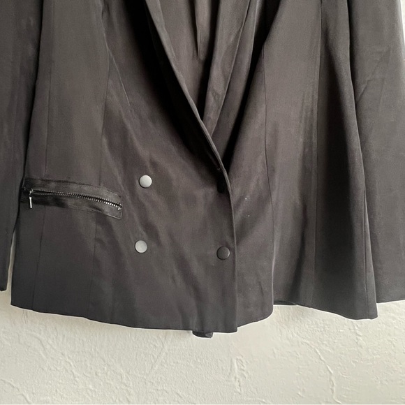 PAIGE Black Women's Blazer Size Xsmall Tencel
Double Breasted Light Weight - Picture 3 of 15